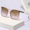 Fashionable Large Frame Sunglasses For Women Trendy UV Protection Stylish Versatile Sunglasses 1023