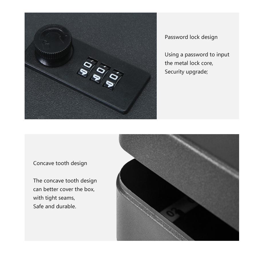Password Key Box Real Estate Intermediary Key Cabinet Box Management Box Wall Mounted Car Key Box