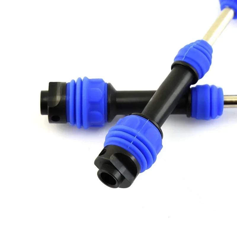 4 Pcs/2pcs Rear Drive Shaft Steel Driveshaft CVD for 1/10 Trxs Slash Rustler Hoss Stampede VXL 4X4 RC Car