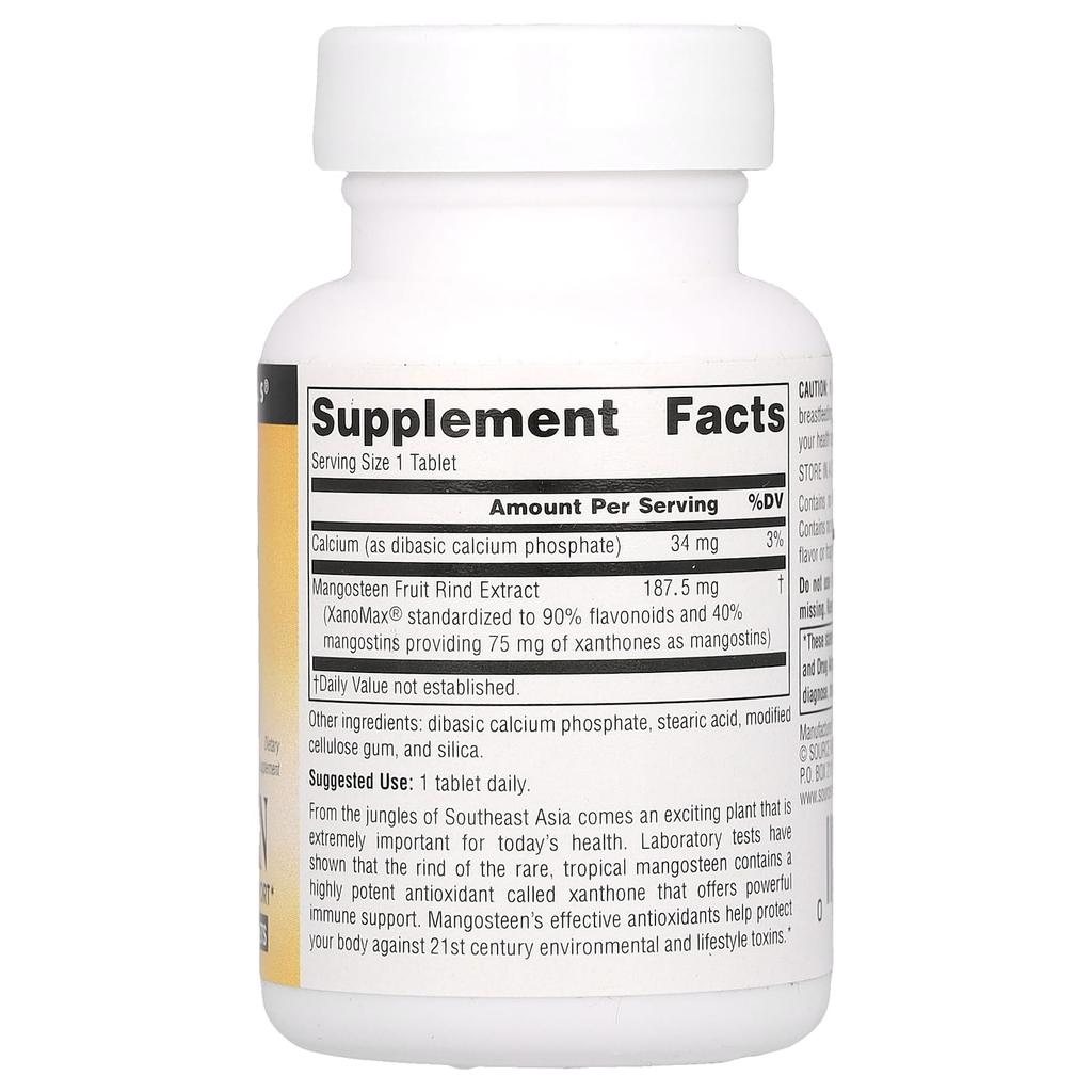 Source Naturals, Mangostan, 60 Tabletten