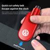 Car Safety Hammer Emergency Window Breaker for Volkswagen VW GTI SR32 GOLF JETTA PASSAT Polo TIGUAN Seat Belt Cutter wheelcap