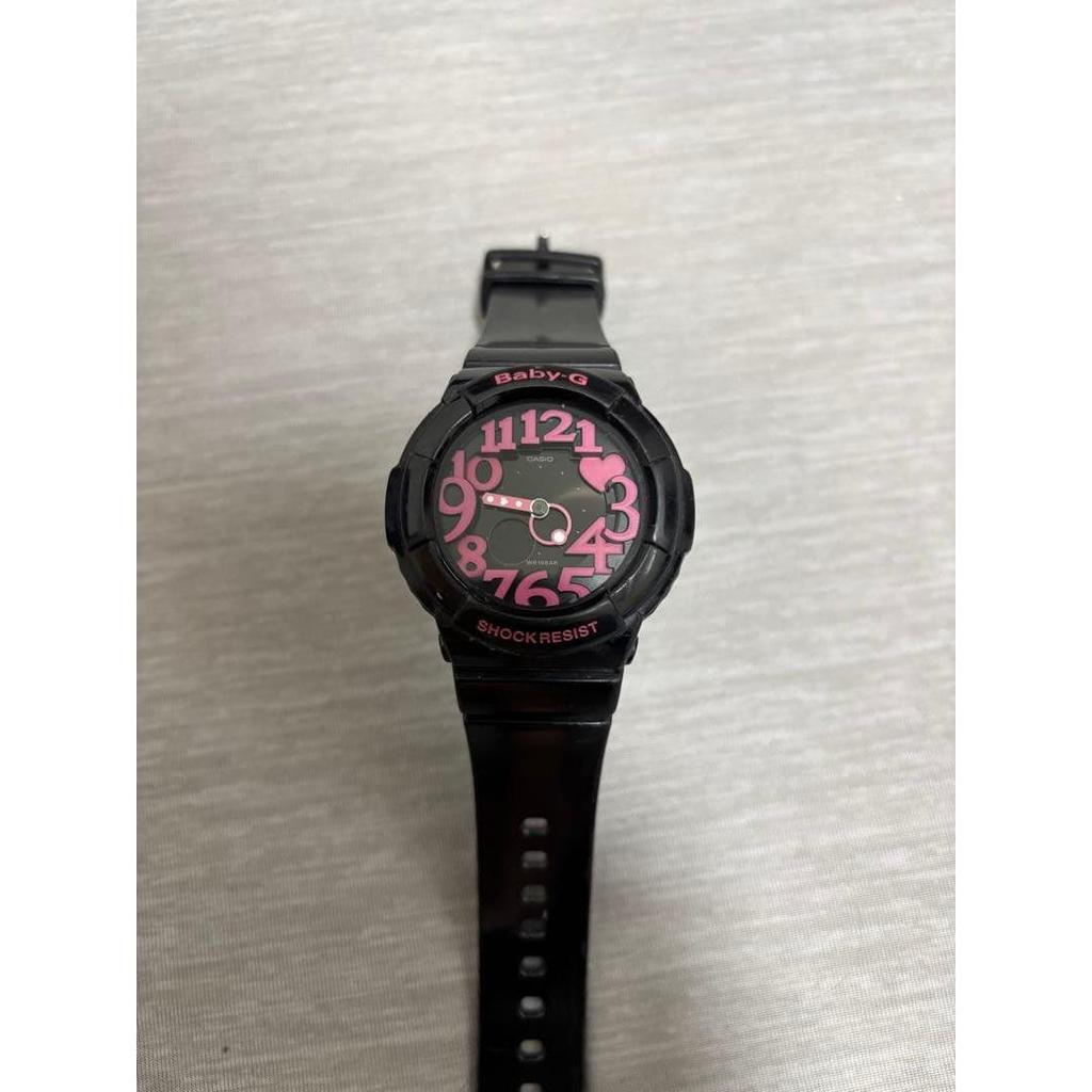 Used CASIO Baby-G Watch Black X Pink