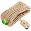 Jute Rope - CREATIVE DECO - Twisted - 20 M - Thickness 8 Mm - Multi-purpose