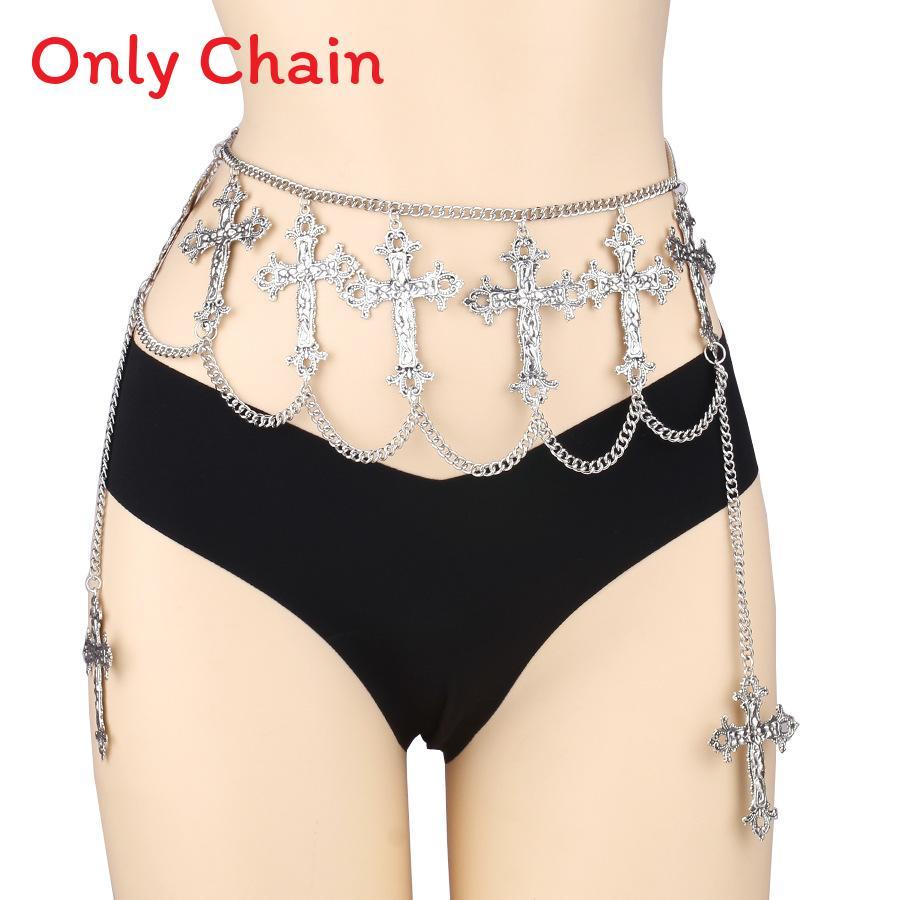 Cross Waist Chain Jewelry For Adults With Lobster Clasp And Fashionable Style