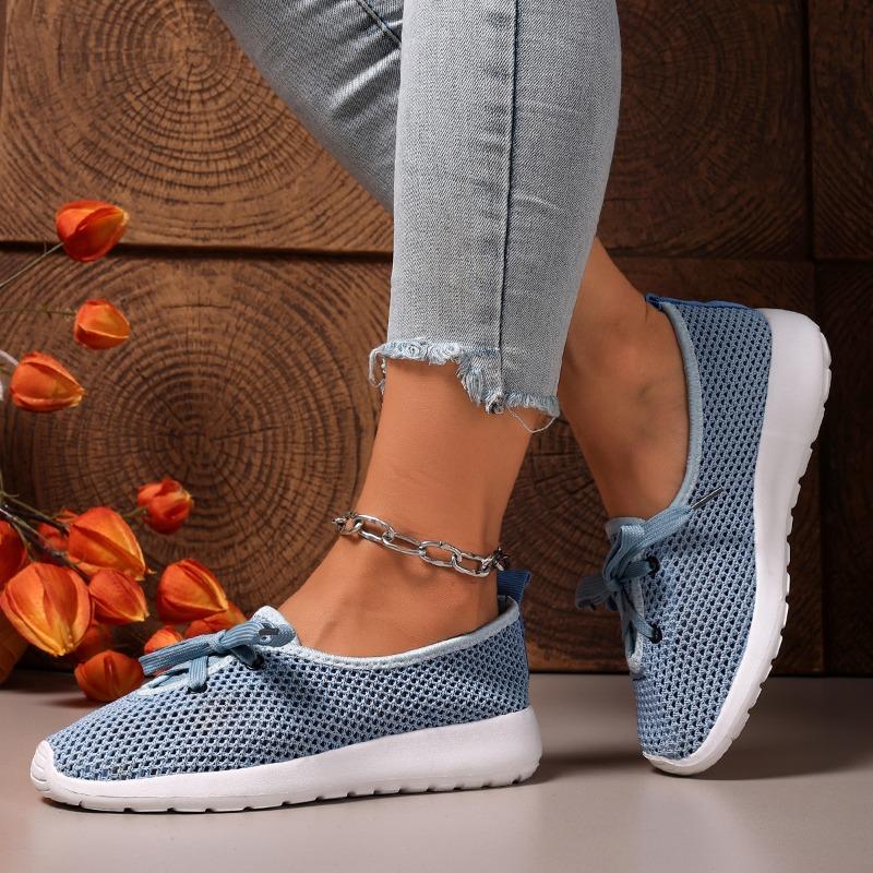 Fashion 2025 New Womens Shoes Summer Fashion Flat Lazy Sneakers Breathable Comfortable Light Shallow Mouth Slip-on Non-slip Casual Shoes