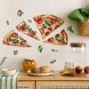 Painted Delicious Pizza Kitchen Dining Room Background Landscaping Decorative Wall Stickers