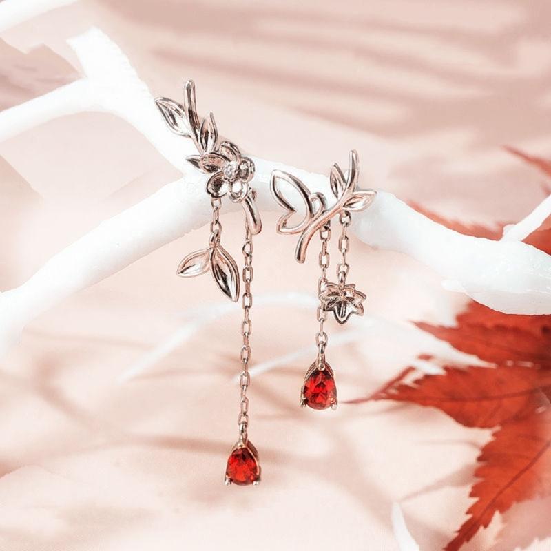 Heaven Official's Blessing Earrings Ear Studs Tian Guan Ci Fu Cosplay Figure Jewelry,Xielian,Hua Cheng Dangle Earrings