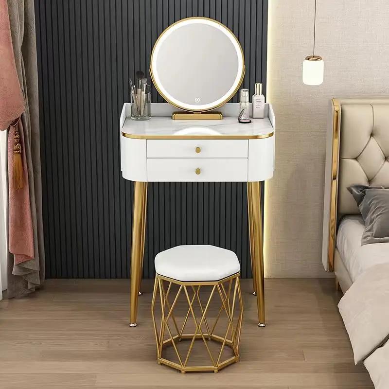 Light Luxury Dressing Table Modern and Minimalist Dressing Cabinet In the Bedroom Internet Celebrity High-end Makeup Table