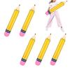 6 Pieces 27in Pencil Balloons Giant Pencil Blow Up Balloons PVC Large Photo Props For Back To School Kindergarten Preschool