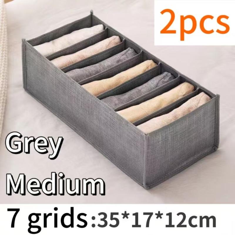 Pants Jeans Storage Box Drawers Organizer for Underwear Bra Socks Wardrobe Clothes Organizer Cabinet T-Shirt Organizers Storage