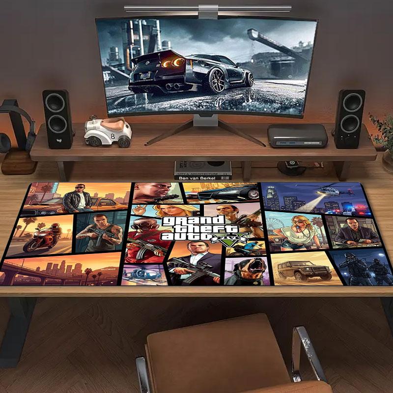 Adventure Large Size Mouse Pad Large Gaming Table Cushion Nonslip Laptop Tablet Big Mousepad Xxl Mat Mini Pc Playmat With Lock Edge