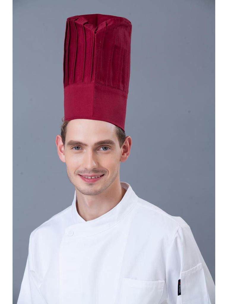 Chef Cotton Mushroom Hat for Restaurants, Hotels, and Bakeries