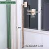 Ceiling-High Solid Wood Cat Tree with Rope Ladder and Jumping Platforms
