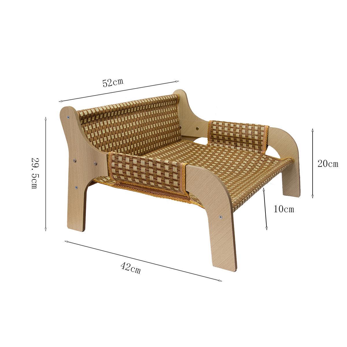

Устойчивый к царапинам ротанговый диван-кровать для кошек и собак