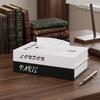 Luxury Book Style Tissue Box Ornaments Napkin Holder Case Organizer Paper Box  Home Decoration