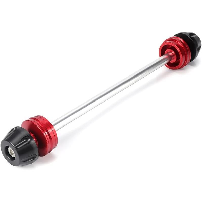 Moto Front Axle Fork Crash Slider Swingarm Spools Stand for Ducati 1199 1299 for Panigale V4 V2 for Multistrada 1200 (Color : Front Black)