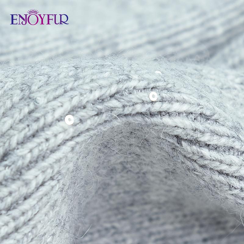 SOMALER Winter Beanie Hat Scarf Set For Women Warm Wool Knit Beanie With Sequins Long Soft Scarf Neck Warmer 2 In 1 Gift Set
