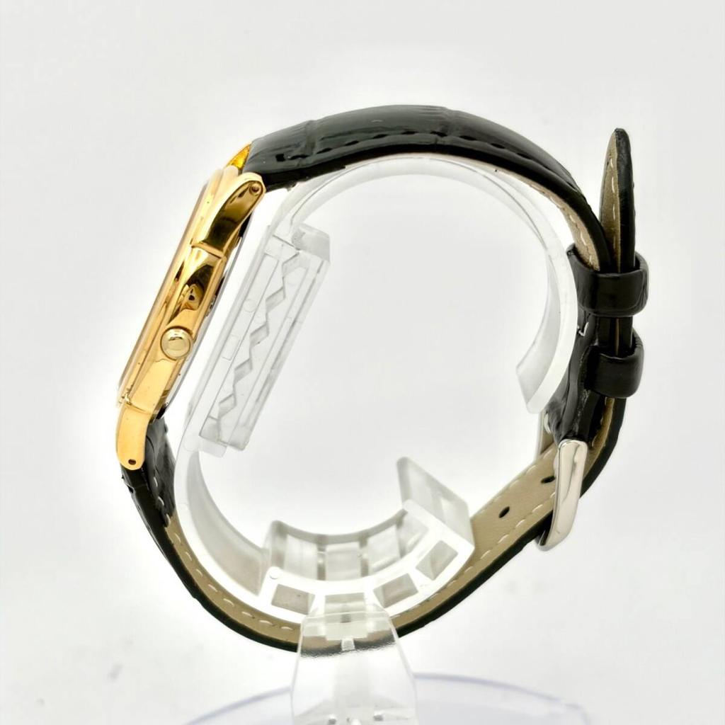 SEIKO Watch Gold 0N0191 New Strap [Excellent Condition/New Battery] Men's 7N01-7140
