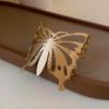 Minimalist Double-Layer Hollow Armlet: European & American Style, Exaggerated & Fashionable High-End Bracelet