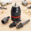 4Pcs 2-13mm Keyless Metal Drill Chuck Hex SDS Adapter Impact Screwdriver Tap Wrench Tool Set High Precision Engineer Accessories