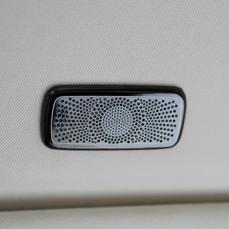 For Lexus NX 250 260 350h 350 F   2024 Car Roof Audio Speaker Panel Covers Stereo Trim Stainless Steel Accessories 2Pcs