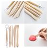 32Pcs Polymer Clay Tools Durable Wood Metal Comfortable Handle Food Grade Widely Used Clay Sculpting Tools for Craft DIY