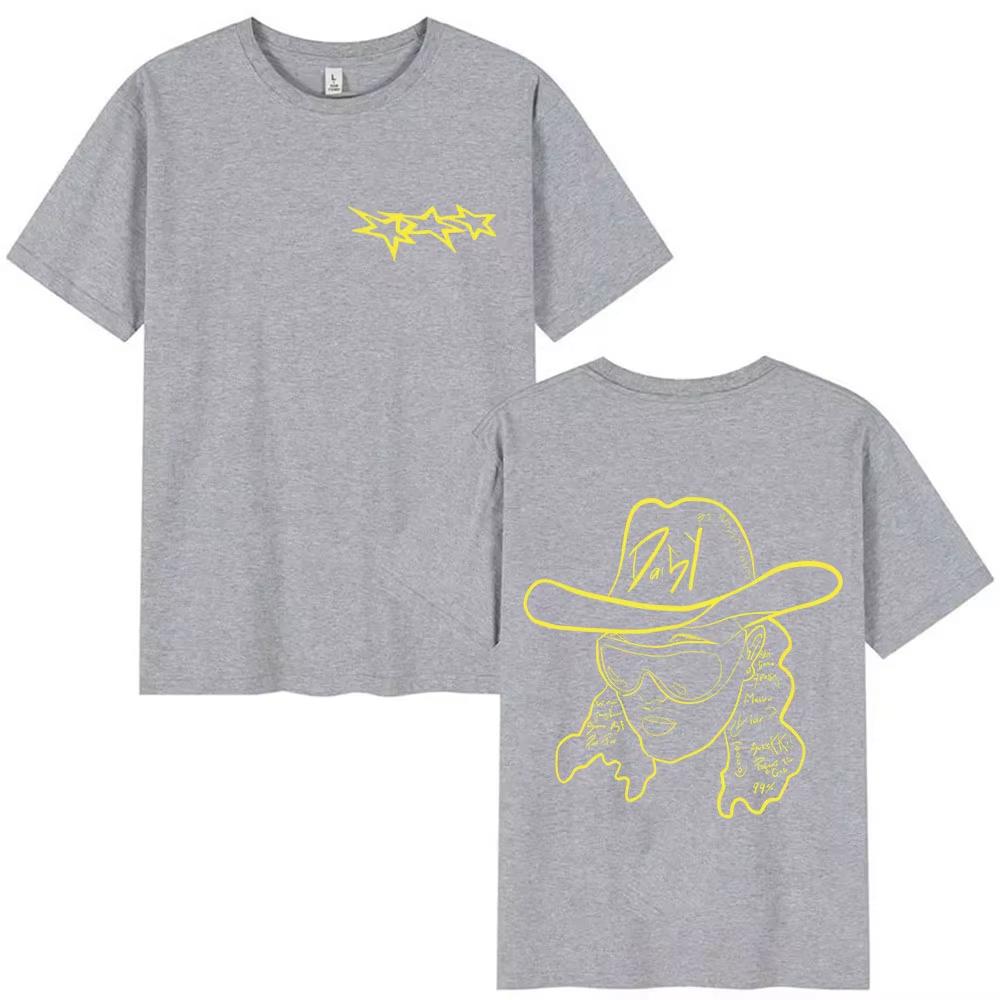 

Rapper Rusowsky Daisy Album Print T-Shirts Men Women Vintage Harajuku Fashion T-shirts Summer Oversized Cozy Cotton T Shirt 3XL