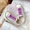 Spring new simple canvas shoes female students versatile ugly cute thick baseplate shoes big head women's shoes
