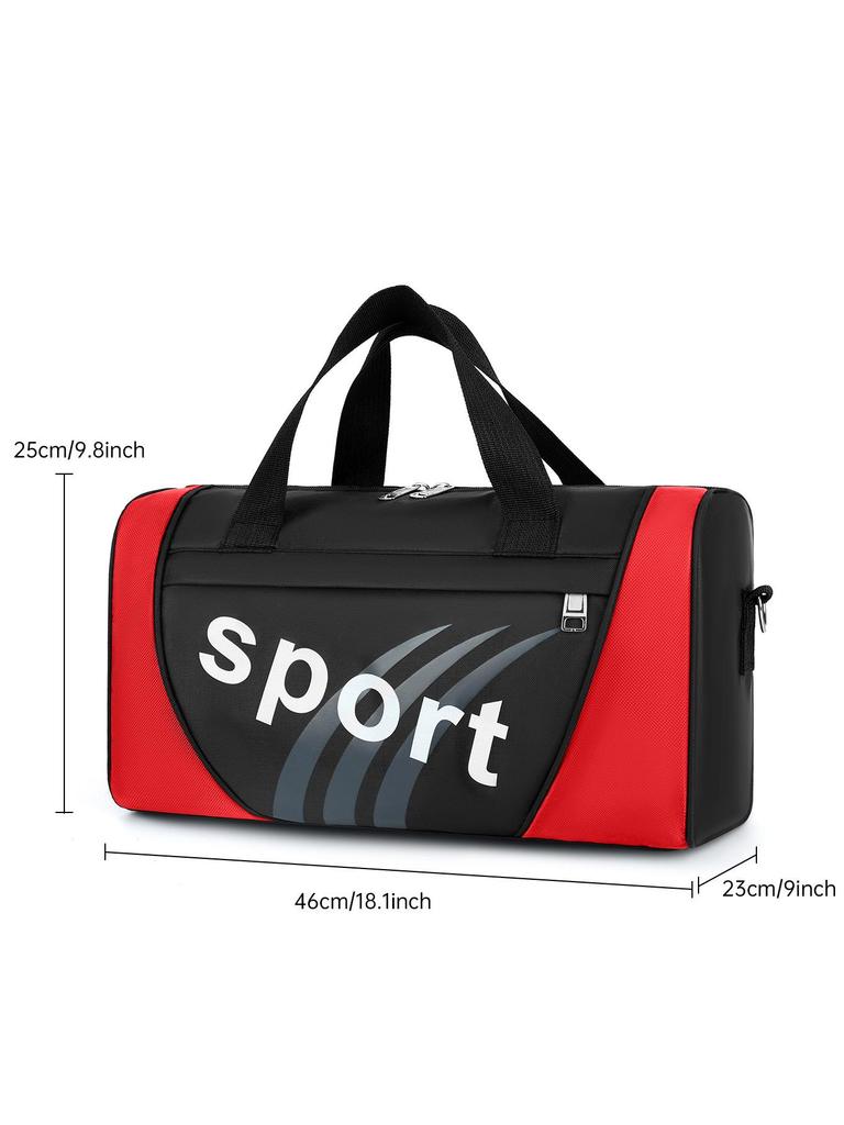 Unisex Solid Color Travel Crossbody Bag – One-Shoulder Fitness & Yoga Tote for Men & Women