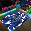 Everton Football Design Crystal Velvet Carpet Cozy Non?Slip Printed Rug For Bedroom Living Room Entrance