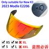 Visiera per Casco AGV K3 Nuovo Modello E2206 Occhiali per Casco da Moto Lente per Casco da Moto accessori moto