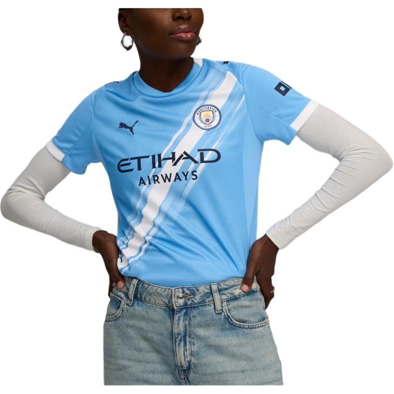 PUMA Manchester City SS25 Soccer Jersey Women's Light Blue 780340-01