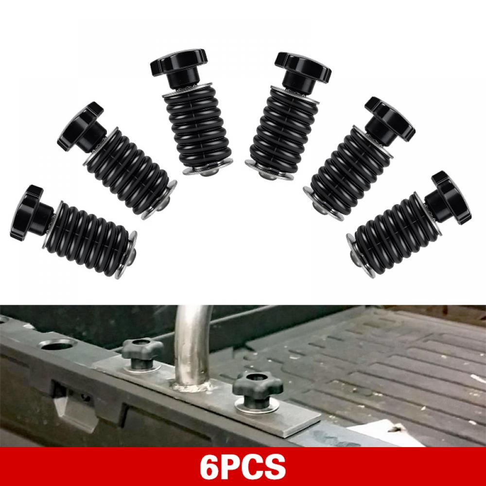 4/6/8pcs Rubber Tie Down Anchors Lock Ride For UTV ATV For Polaris Ranger 500 700 800 1000XP Sportsman 110 400 450 Accessories