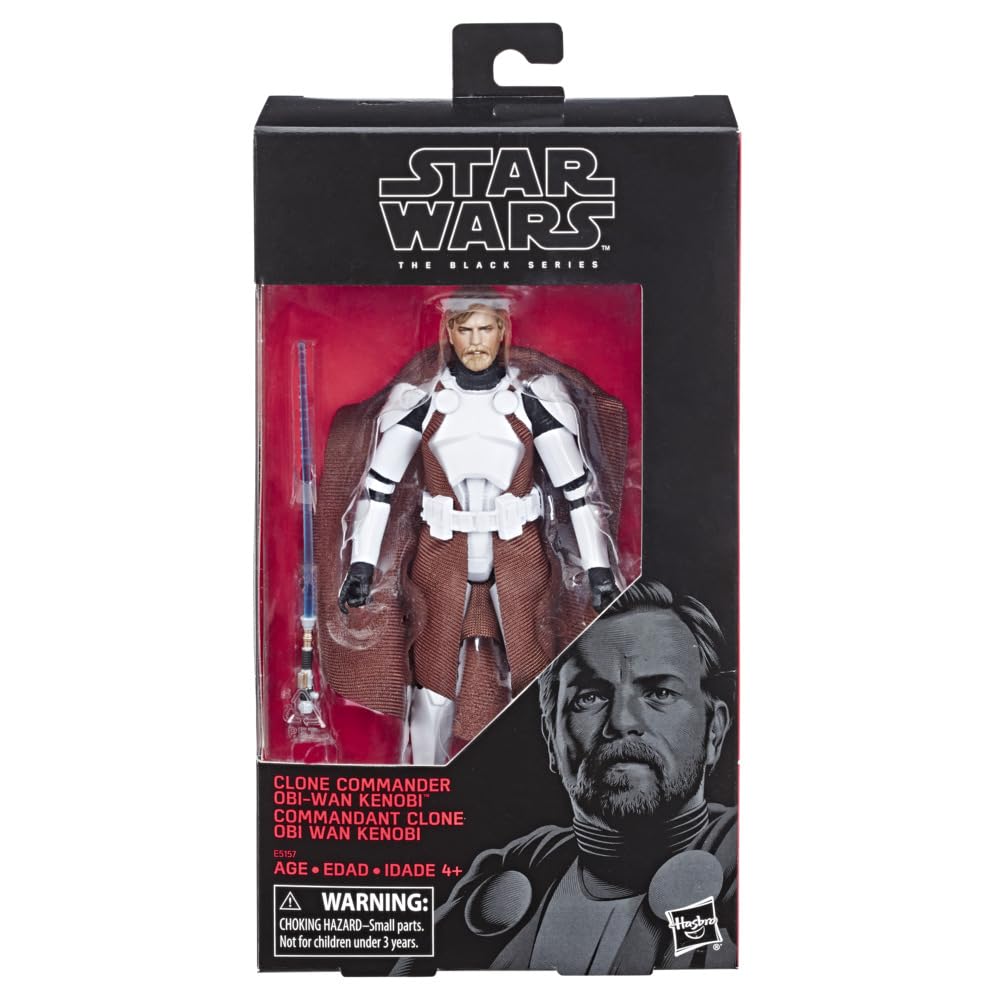 Hasbro Star Wars Black Series Clone Commander Obi-Wan Kenobi E5157 Authentic