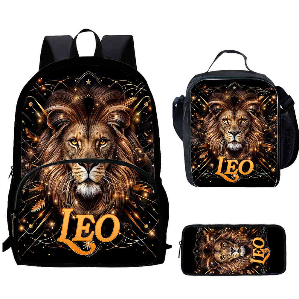 12 Sternbilder Schultasche High Definition Multifunktion Oxford Leichter Rucksack Haare
