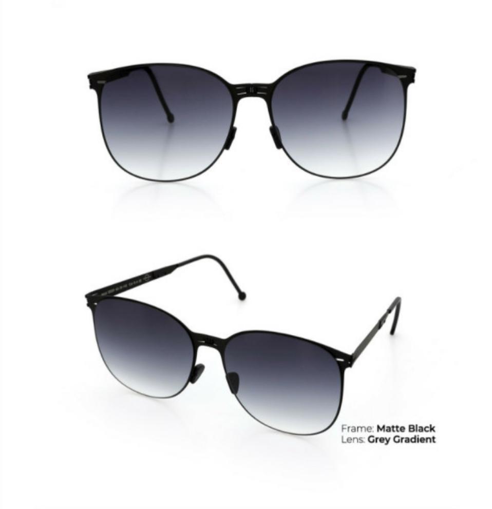 Lobeu Charlize_Matte Black (Gray Gradient Lens)
