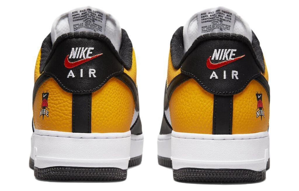 Nike Air Force 1 Low '07 LV8 Black Gold Jersey Mesh DQ7775-700