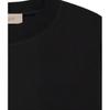Essentials SS22 Girocollo Rilassato Elasticizzato Limo Monocolore Tessuto Ricamato Collo Tondo Comodo Pile Per Unisex Nero FOG-SS22-988