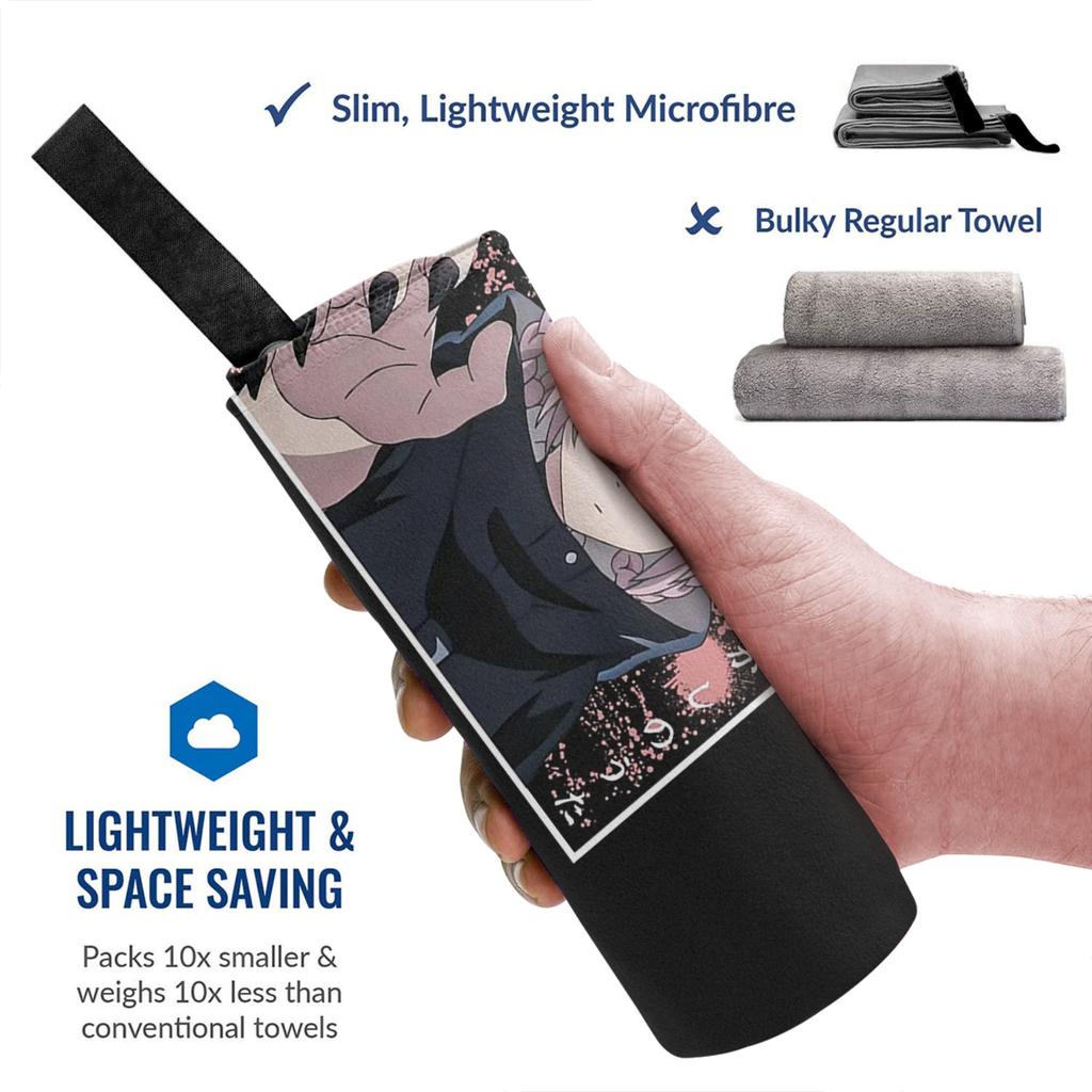 Call of The Night Anime Nazuna Nanakusa Beach Towel Soft Microfiber Quick Dry Absorbent Quick Towels For Yoga