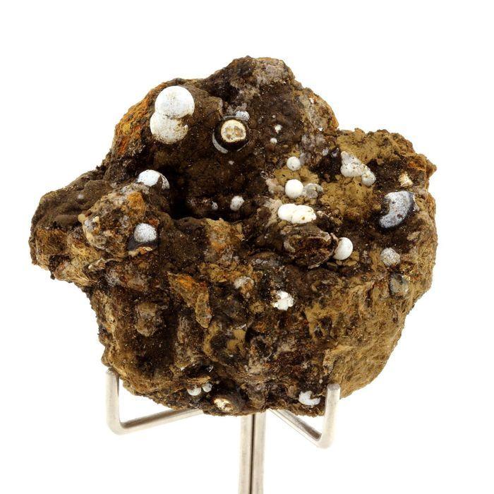 Pierres et Minéraux. Lussatite (Opale-CT). 161.8 ct. Puy de la Bourrière, Puy-de-Dôme, France. Ultra rare.