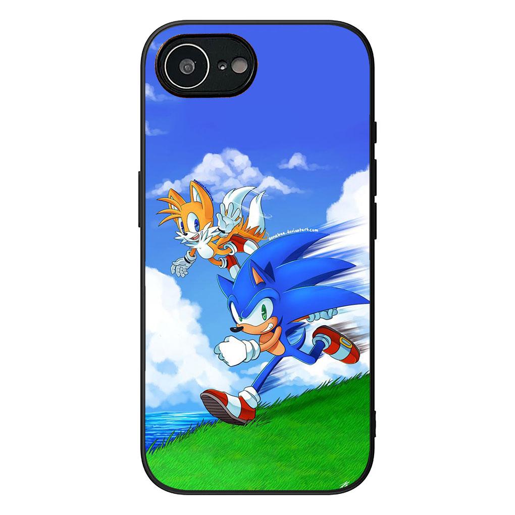 Phone Cover for Samsung Galaxy S25 S24 S23 FE Plus Ultra S7 Edge A16 A15 5G s25+ Casing Flexible Case S-Sonics Hedgehog