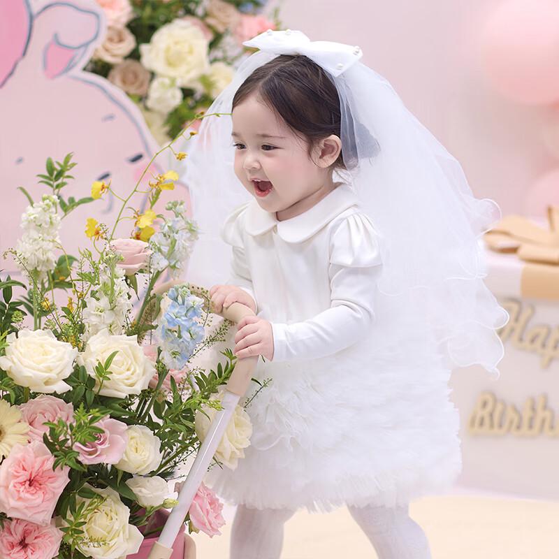 Qibo Baby Girl Autumn Birthday Dress