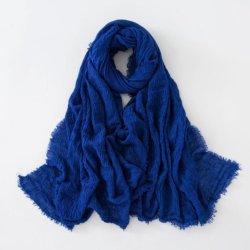 47 Colors Winter Hijab Fluffy Cotton Polyester Scarf Soft Pashmina Warm Neck Wrap Women Plain Fashion Cosy Shawl Shemagh