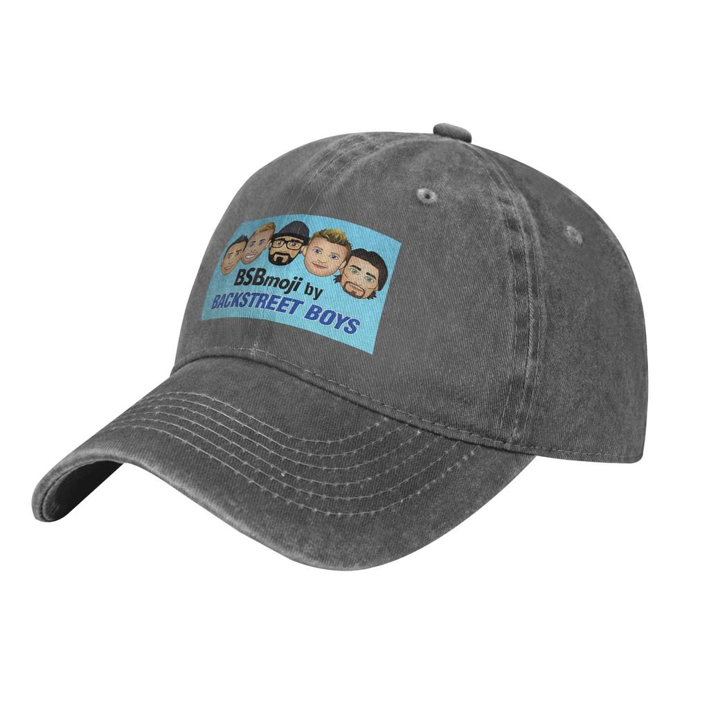 Backstreet Boys Music Group Washed Denim Baseball Caps Snapback Baseball Hats Breathable Casquette Outdoor for Men's And Women's