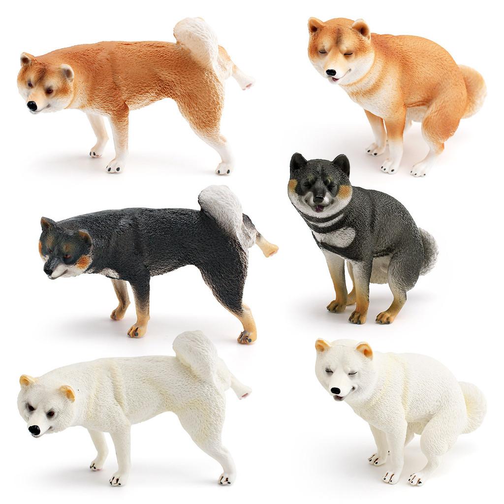Pvc Realistic Shiba Inu Puppy Figure For Childrens Cognitive Play Animal Decor