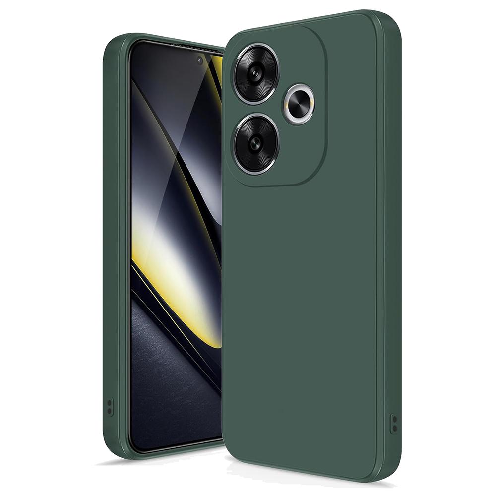 Luxus Quadratische Silikon Weiche Hülle Für Xiaomi POCO F6 X6 F5 X5 F4 X4 F3 X3 Pro 5G Candy Farbe Matte Abdeckung Stoßfeste Schale Slim