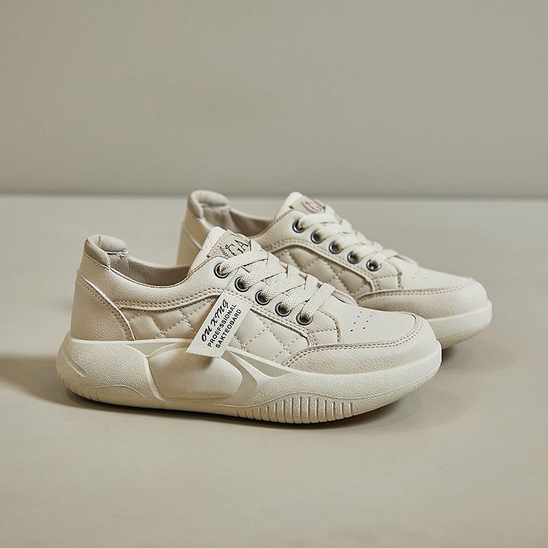 

Женские повседневные кроссовки на плоской подошве, уличные кроссовки без шнуровки, спортивные кроссовки из искусственной кожи для тренировок, спортивные прогулочные кроссовки на шнуровке, обувь для скейтбординга для женщин 35