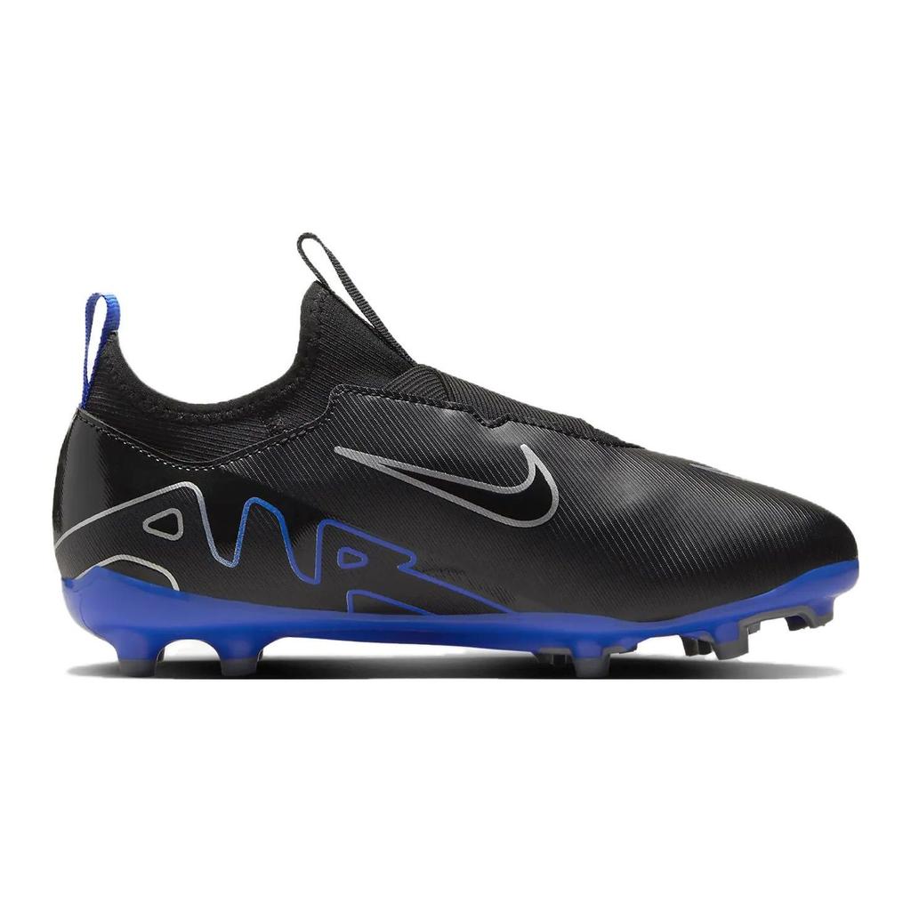 Nike Zoom Mercurial Vapor 15 Academy MG GS Shadow Pack Kids Sneakers Black Hyper-Royal Chrome DJ5617-040