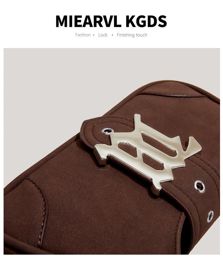 Retro Suede Baguette 2023 Y2K Spicy Girl Underarm Crossbody Handbag for Women