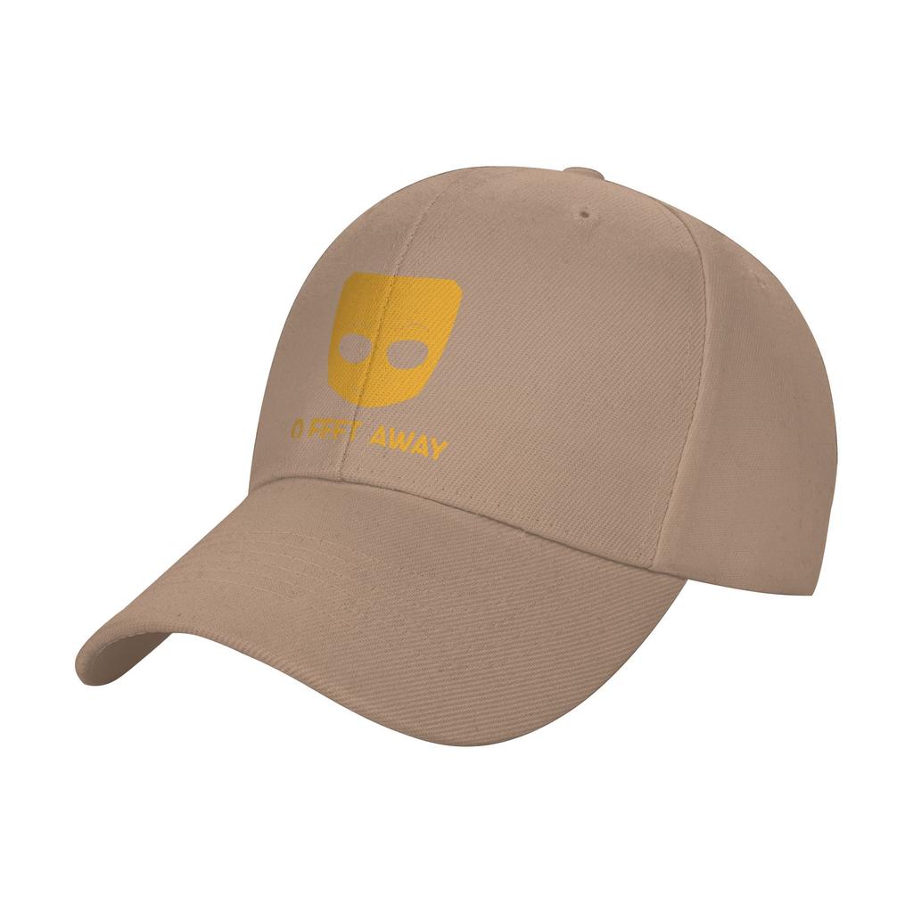 Fashion Grindr O Feet Away Essential Curved Brim Baseball Cap Visor